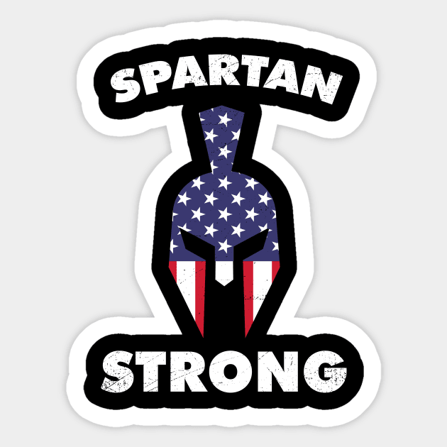 Spartan Strong Sticker by Dadi Djims